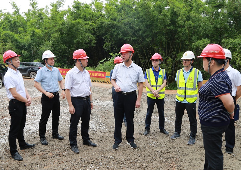 图1:林海波(左四)在南湛高速罗家村大桥现场督导.jpg